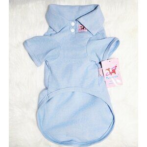 PetCircle Dog Puppy pet Polo Shirt T-Shirt  Apparel Blue Size Large